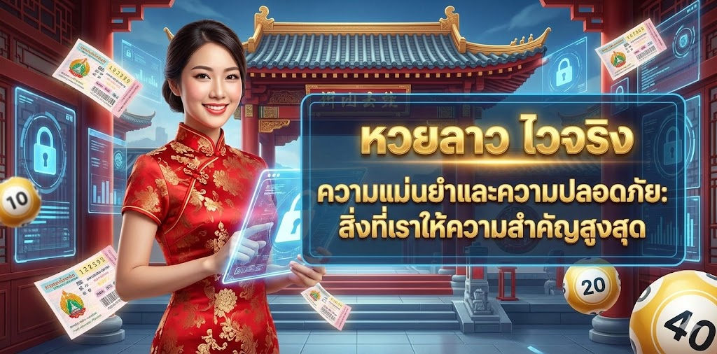 หวยลาว ไวจริง ความแม่นยำและความปลอดภัย  สิ่งที่เราให้ความสำคัญสูงสุด